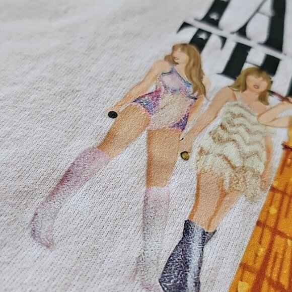 Gildan Taylor Swift The Eras Tour Pink Crewneck Small - Picture 5 of 15